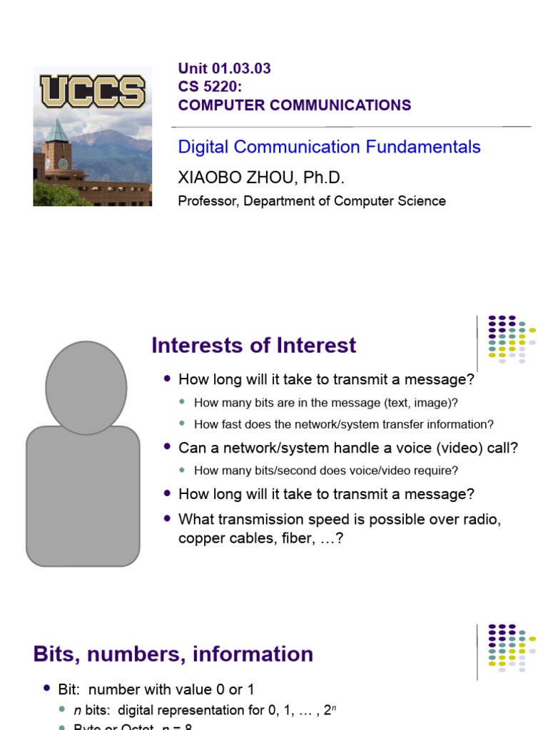 Digital Communication Fundamentals Overview | PDF | Telecommunications ...