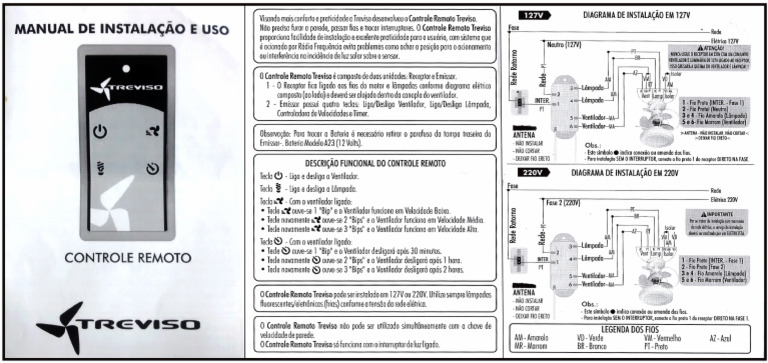 Manual Controle Remoto Versão 2 | PDF