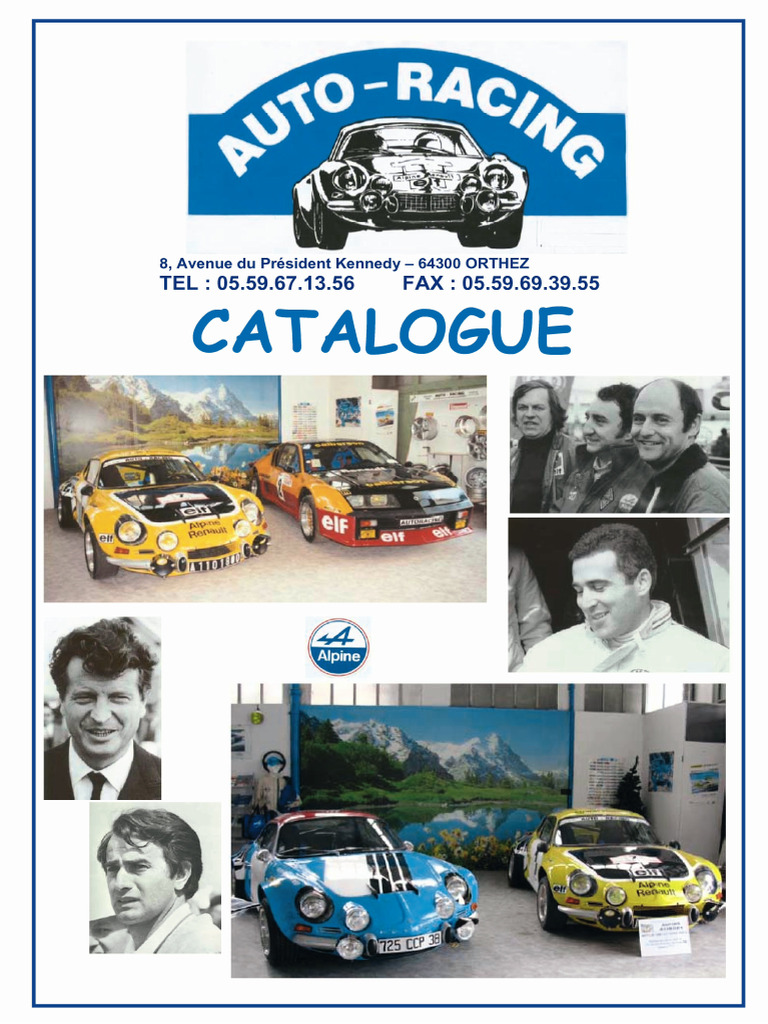 Catalogue Auto Racing | PDF
