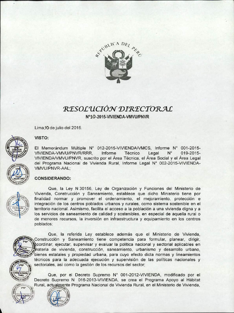 RD 010 2015 - Guia de Ejecución y Liquidacion | PDF
