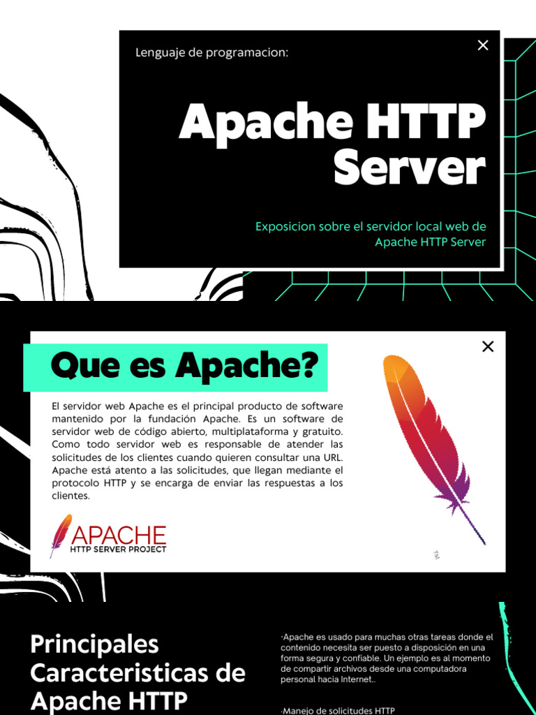 Exposicion Apache Server | PDF | Servidor HTTP Apache | Arquitectura de ...