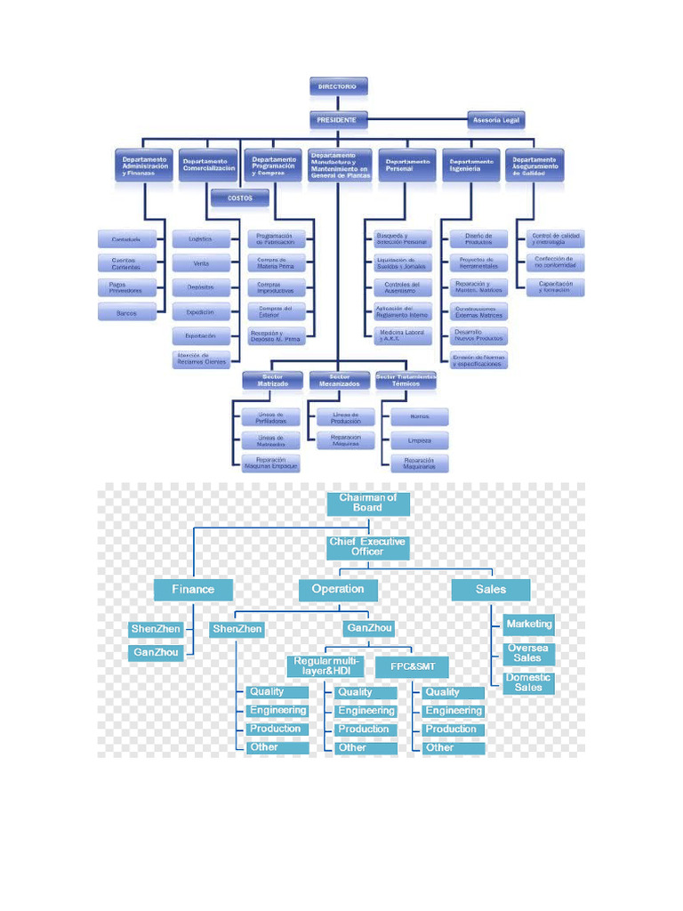 Modelo de Organigrama (1) | PDF