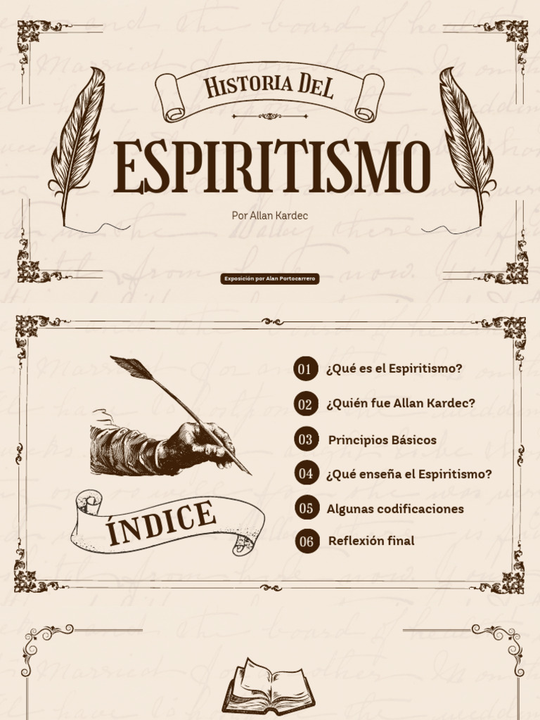 Que Es El Espiritismo Allan Kardec Pdf Espiritismo Alma