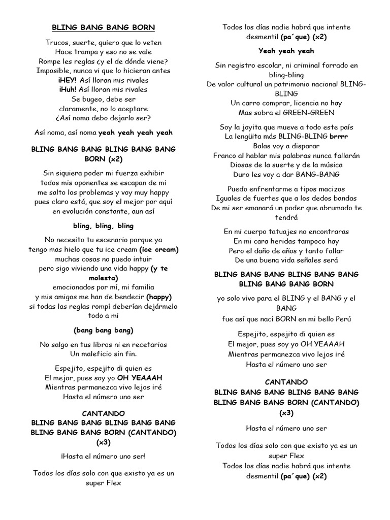 Letra de 