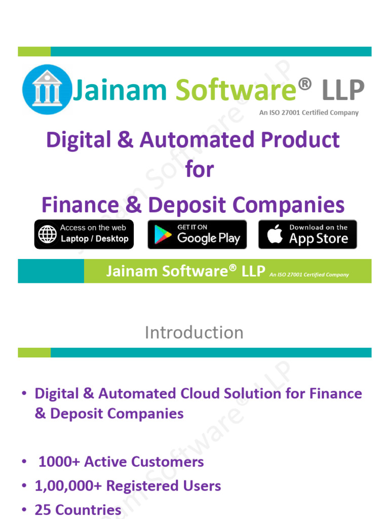 Jainam Software Service Offering | PDF | Banks | Payments