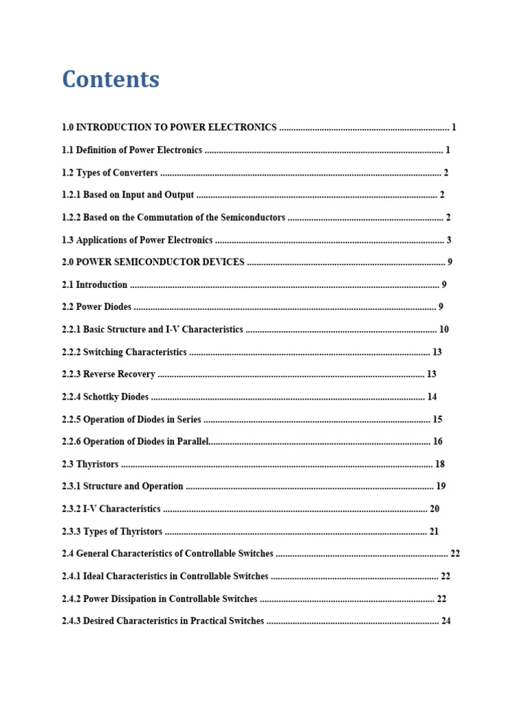 Power Electronics Overview and Applications | PDF | Power Electronics ...