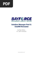 Solution Manager Part II ChaRM Revealed From BayForce