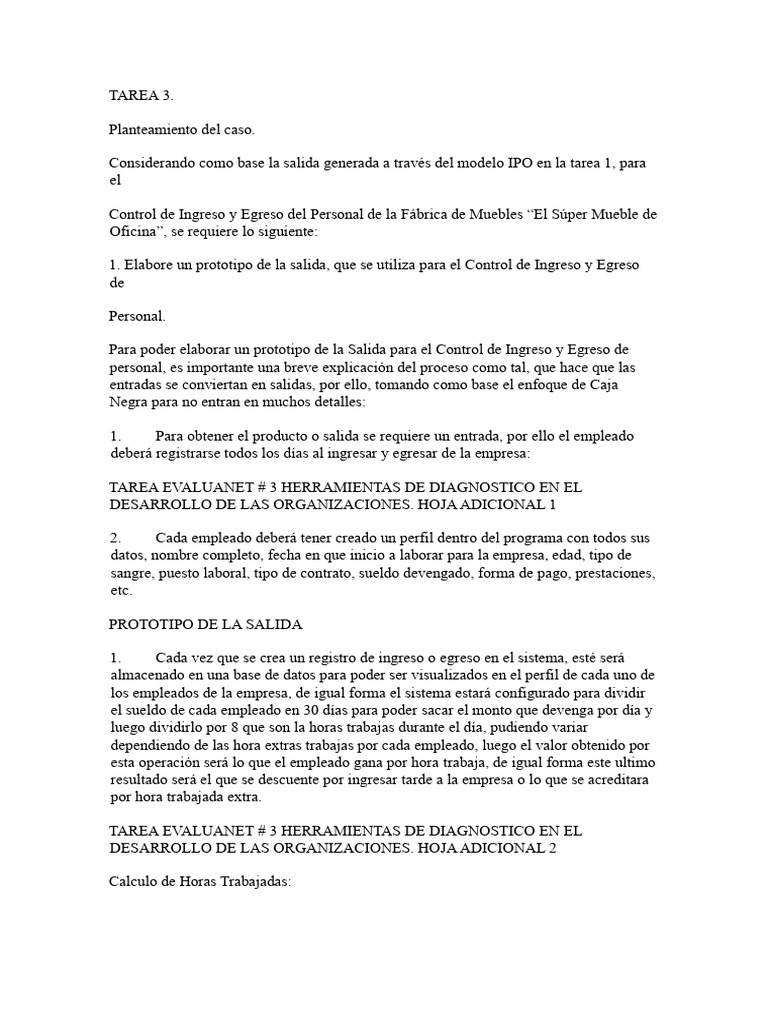 Prototipo para Control de Personal en Fábrica | PDF | Información ...