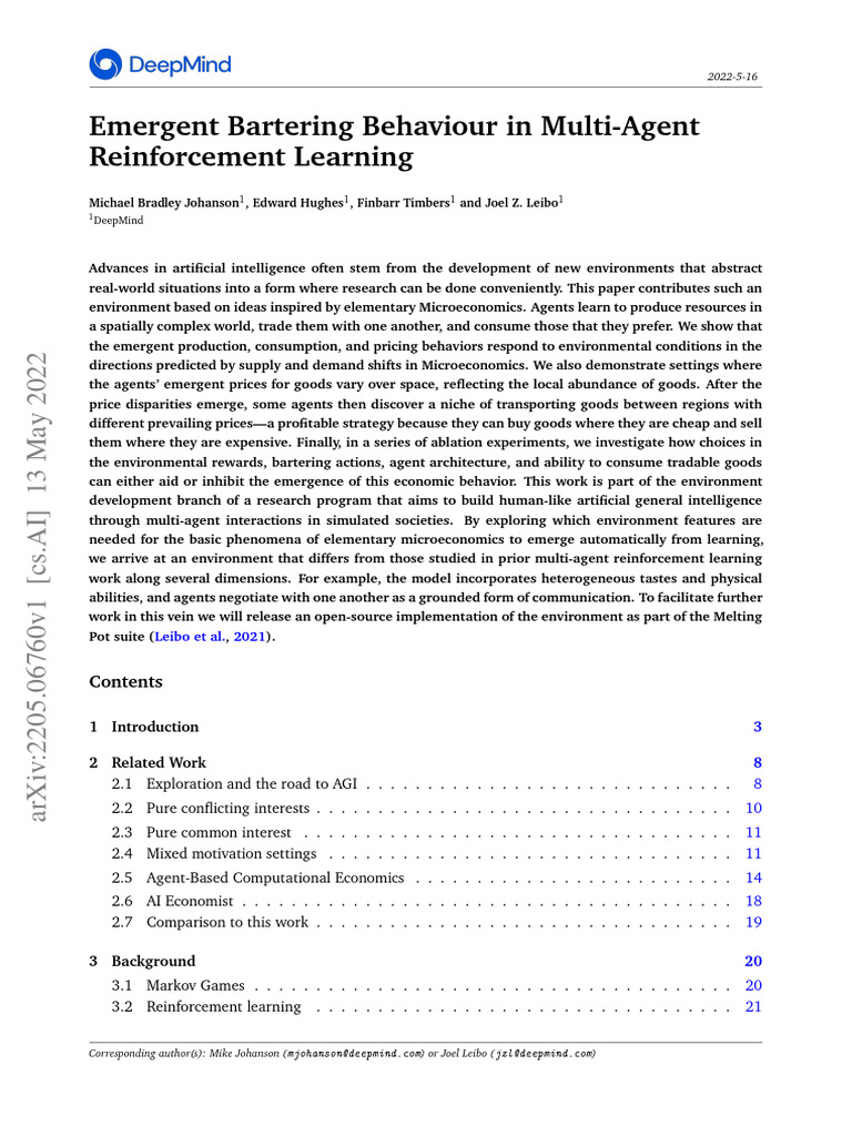 Emergent Behaviour | PDF | Microeconomics | Incentive