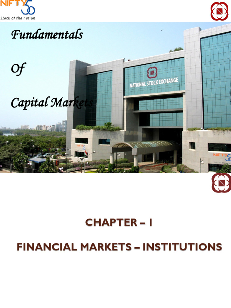 Fundamentals of Indian Capital Markets | PDF | Financial Markets ...