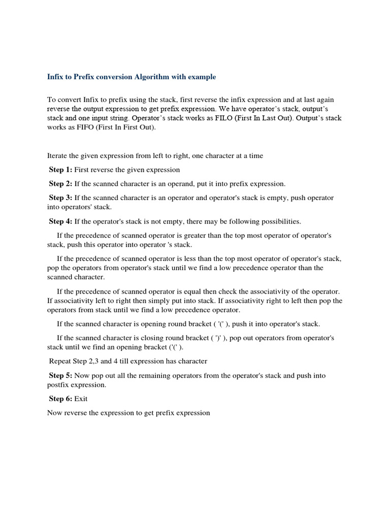 6 Stack 29 05 2024 | PDF | Notation | Algorithms And Data Structures