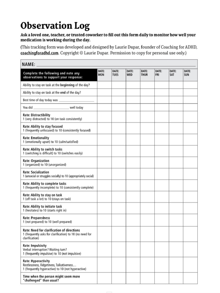 Guide To ADHD Medication | PDF