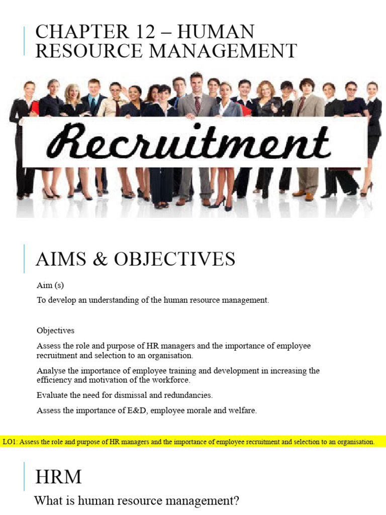 Importance of Recruitment in HRM | PDF | Human Resource Management ...