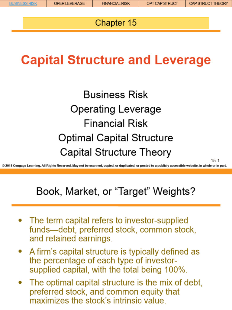 FM Week 14 | PDF | Capital Structure | Stocks