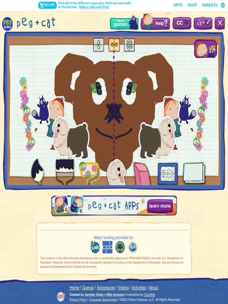 Peg + Cat Math Games and Activities | PDF | Wellness