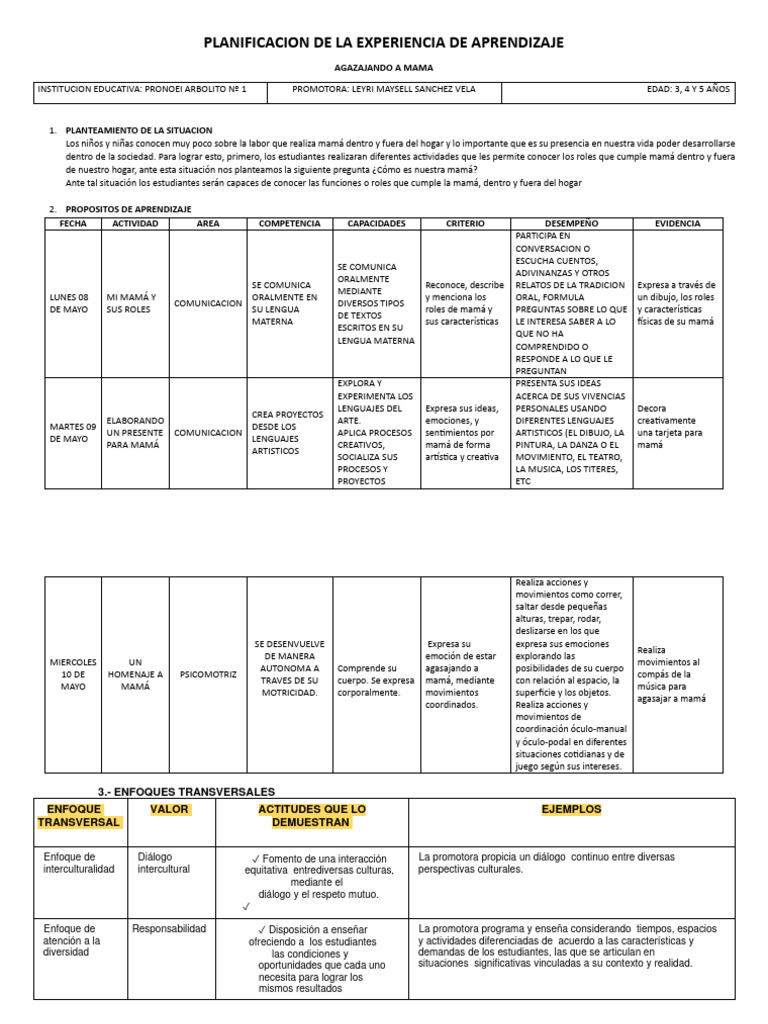 planificacion-de-la-experiencia-de-aprendizaje-2023-pdf-aprendizaje