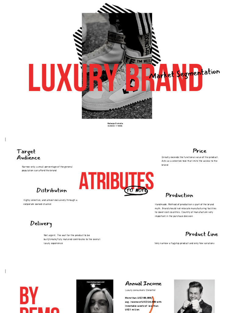 Luxury Brand Market Segmentation Download Free Pdf Brand Luxury Goods