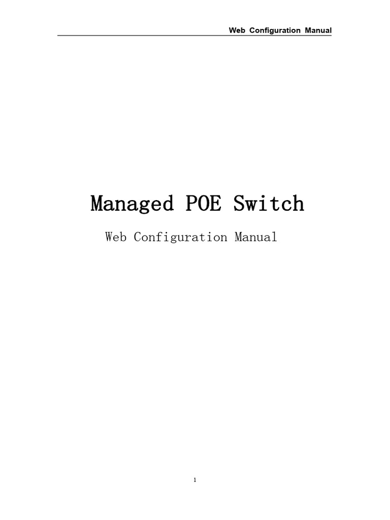 Fibridge - Web+Configuration+Manual | PDF | Port (Computer Networking ...