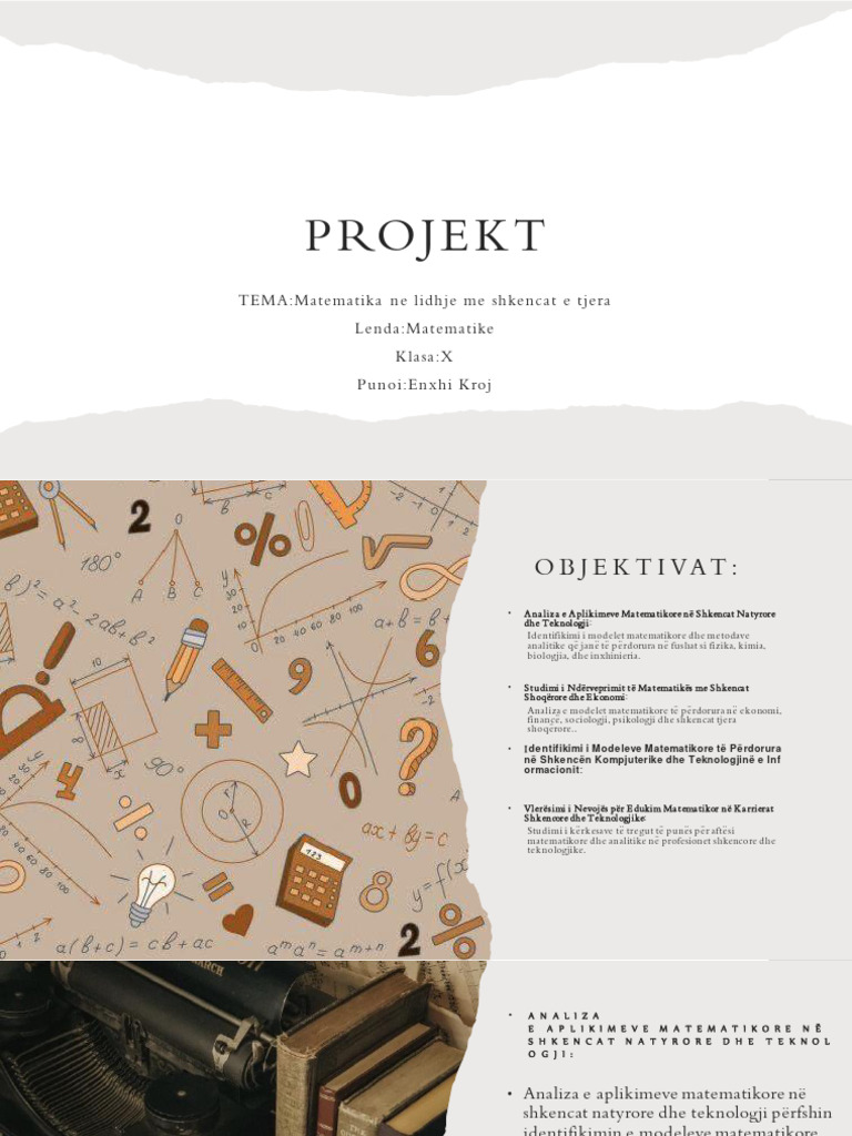Projekti I Matematikes1 | PDF