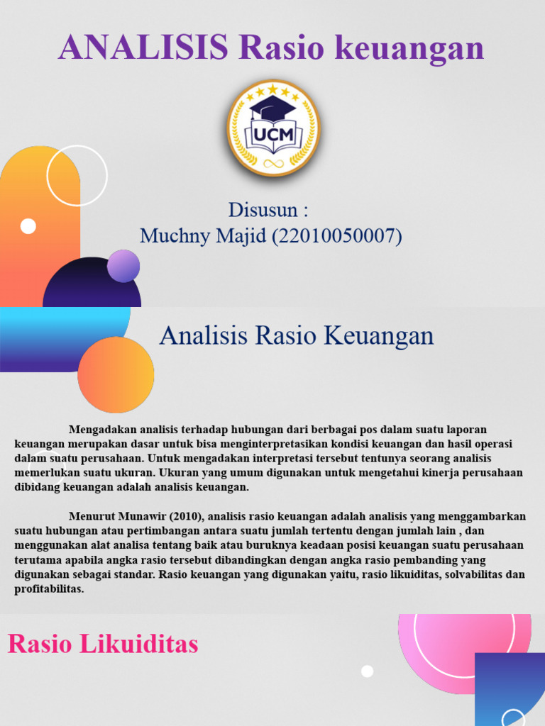 Analisis Rasio Keuangan Perusahaan | PDF