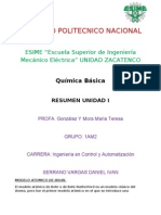 Quimica Unidad I