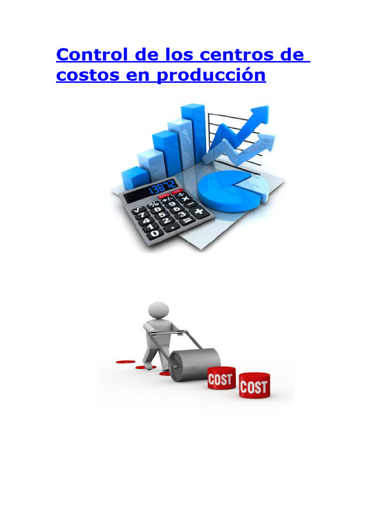Control de Los Centros de Costos en Producción | PDF | Business ...