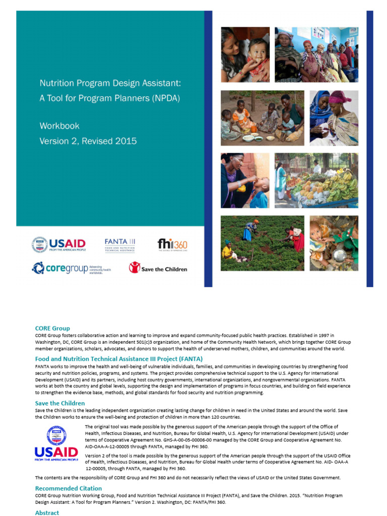 NPDA Workbook April2015 | PDF