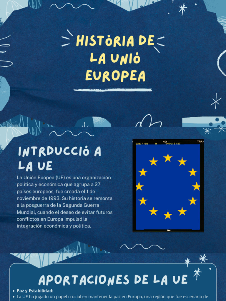 Historia y Logros de la Unión Europea | PDF | Unión Europea | Política ...