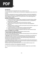 Fieldwork Guide for Geography Studies | PDF | Field Research | Experience