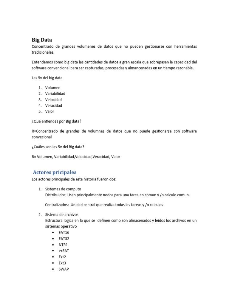Qué es Datio y Big Data | PDF | Apache Hadoop | Big Data