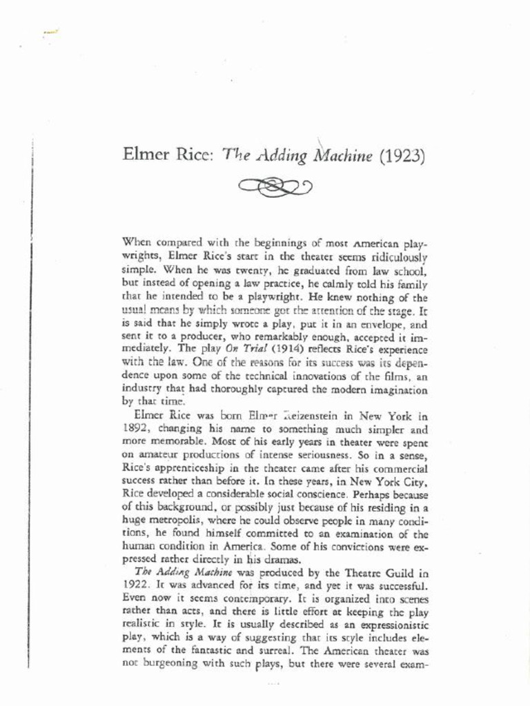 elmer-rice-the-adding-machine | PDF