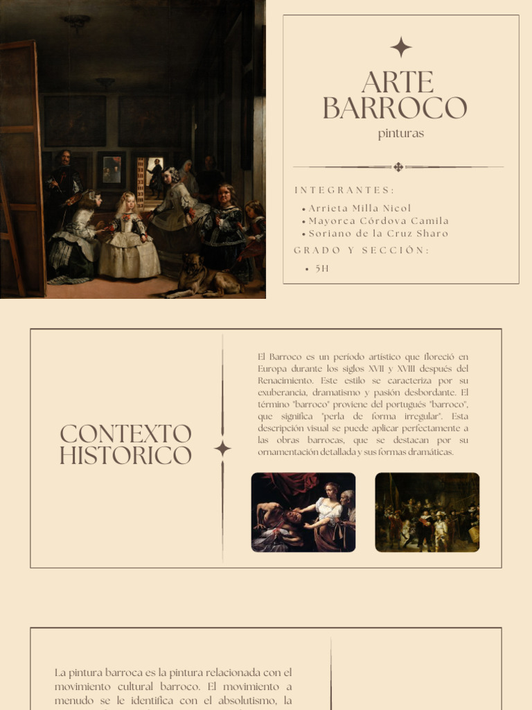 Arte Barroco Grupo 2 PDF Pinturas