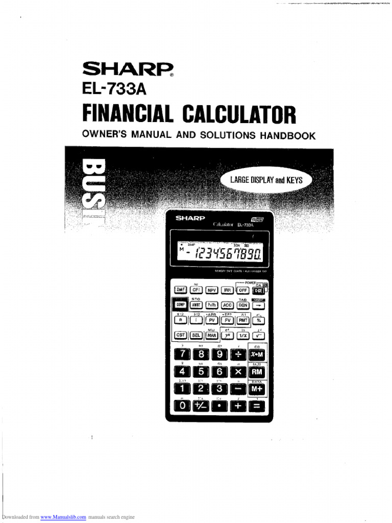 Sharp Calculator Manual PDF Download | PDF | Internet Search | Internet ...