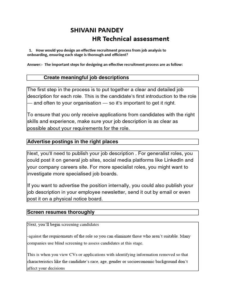 Effective Recruitment and Onboarding Strategies | PDF | Recruitment ...