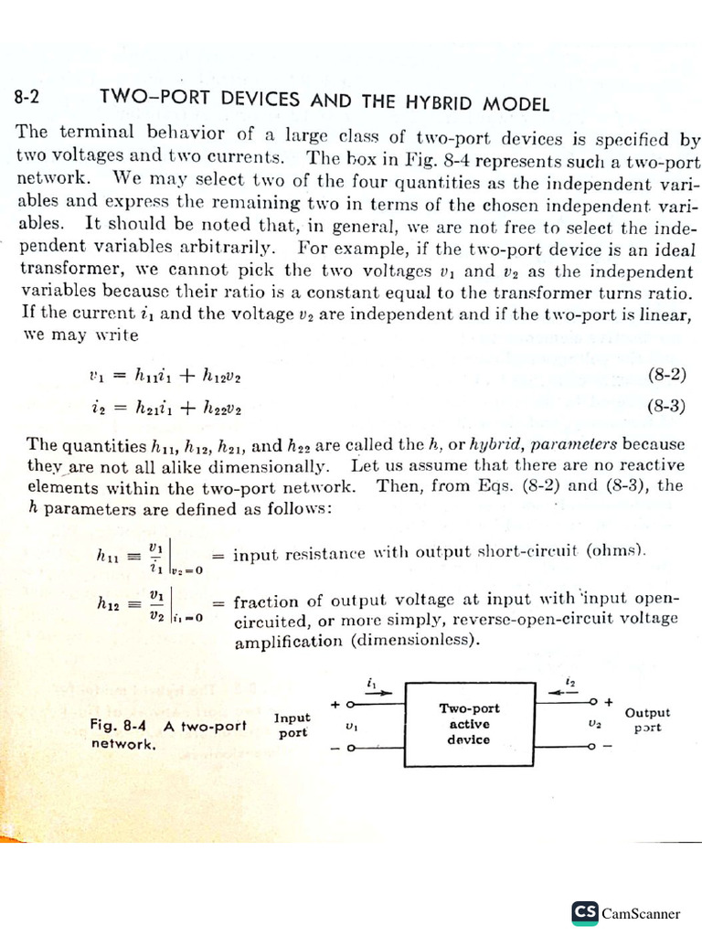 AE1 Transistor Hybrid Model PDF
