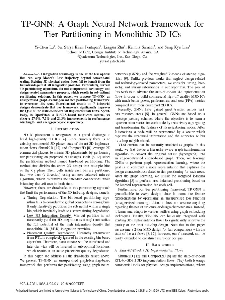 TP-GNN - A Graph Neural Network Framework For Tier Partitioning in ...