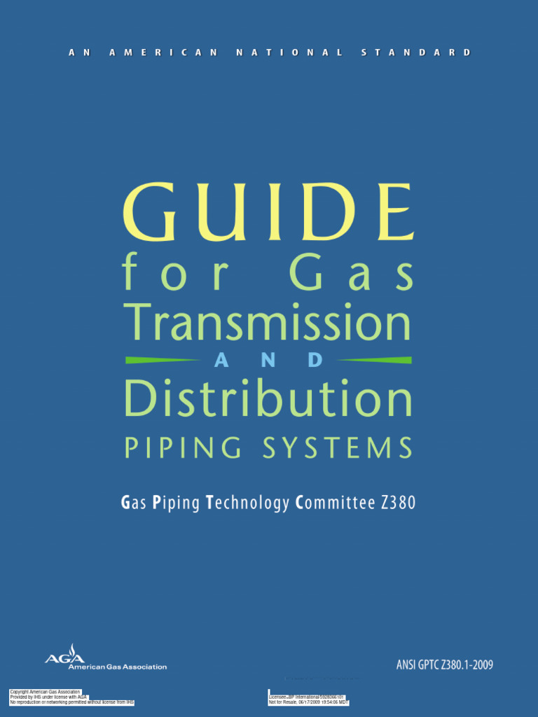 AGA GPTC Guide For Gas Transmission and Distribution Piping Systems