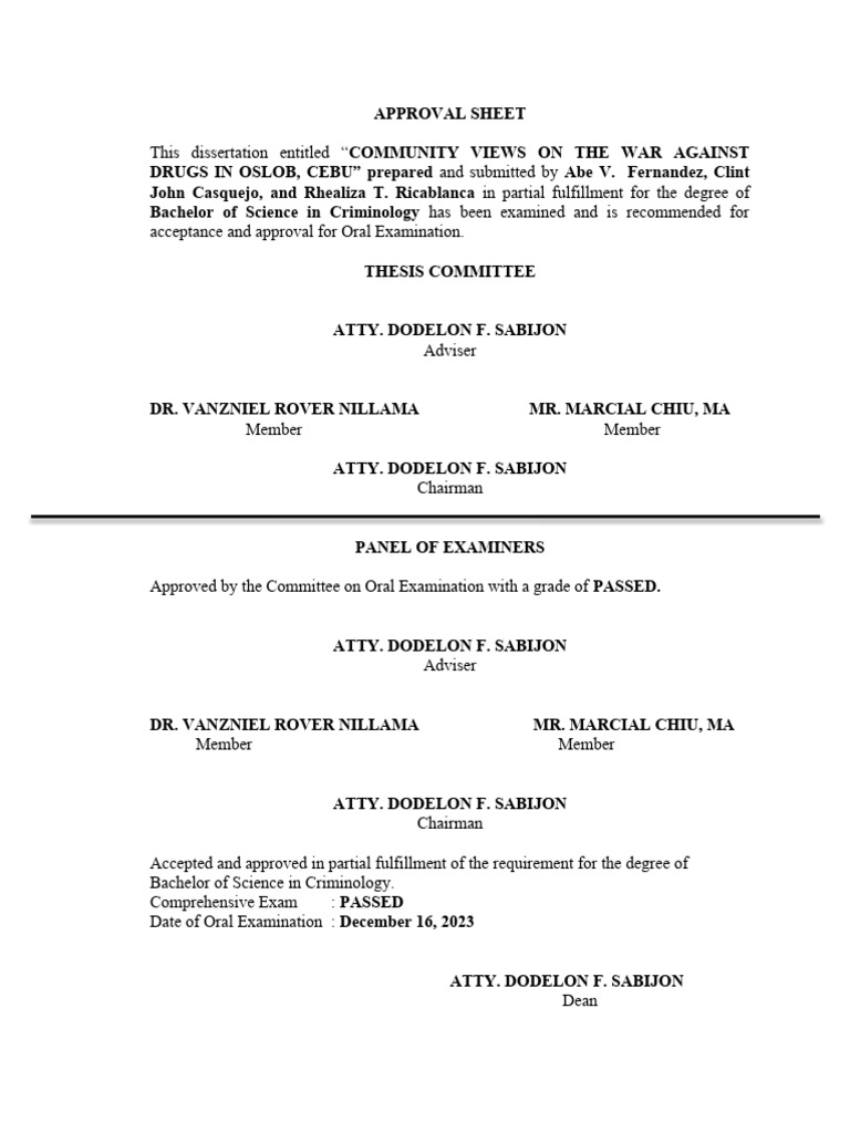 Approval Sheet For Hardbound | PDF | Self-Improvement | Wellness