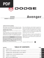 Download 2008 Avenger Owners Manual by Ray Barth SN74092200 doc pdf