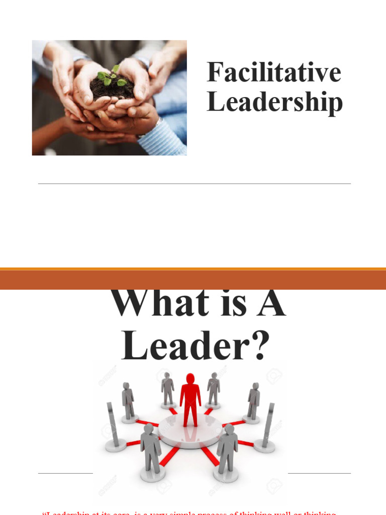 Essentials of Facilitative Leadership | PDF | Leadership | Applied ...