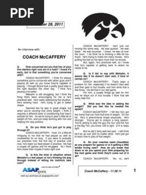 Coach McCaffery - 11 28 11