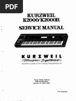 k2000 k2000r Service Manual