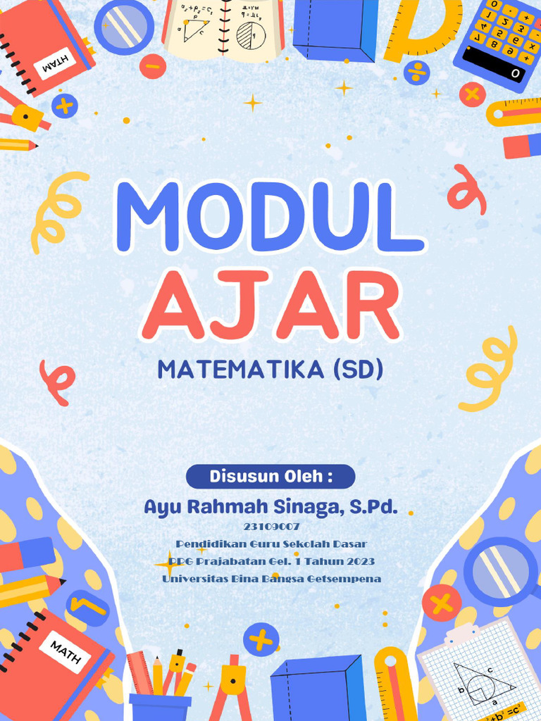 Modul Ajar Matematika Kelas 4 SD | PDF | Karier & Perkembangan