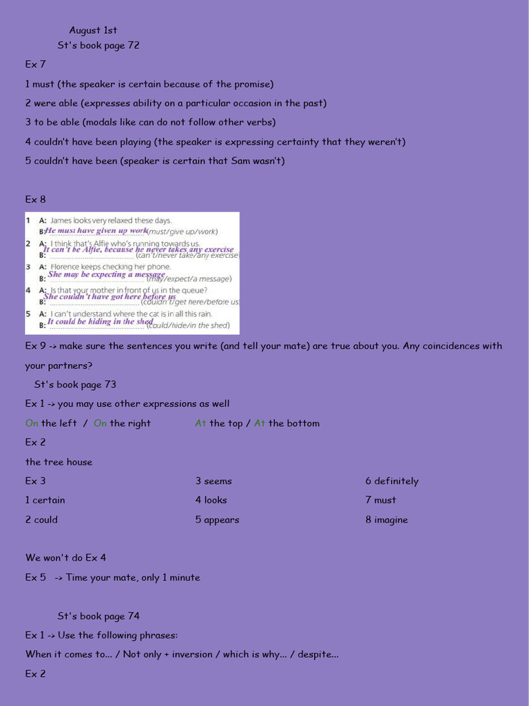 First Certificate Notes To Bare in Mind 2022 | PDF | Linguistics ...