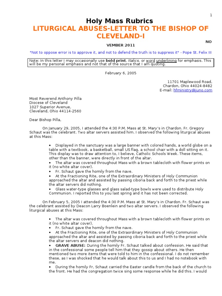 Holy Mass Rubricsflower Arrangements the Altar Etcron Smith Mass