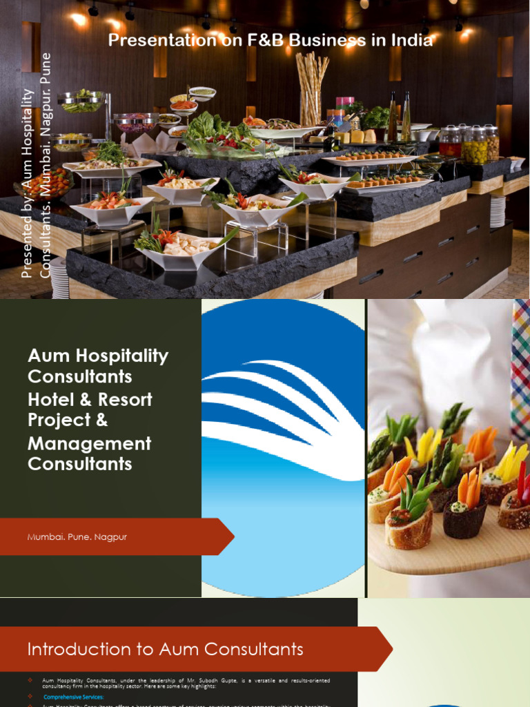 F&B Business Insights in India | PDF | Menu | Foodservice