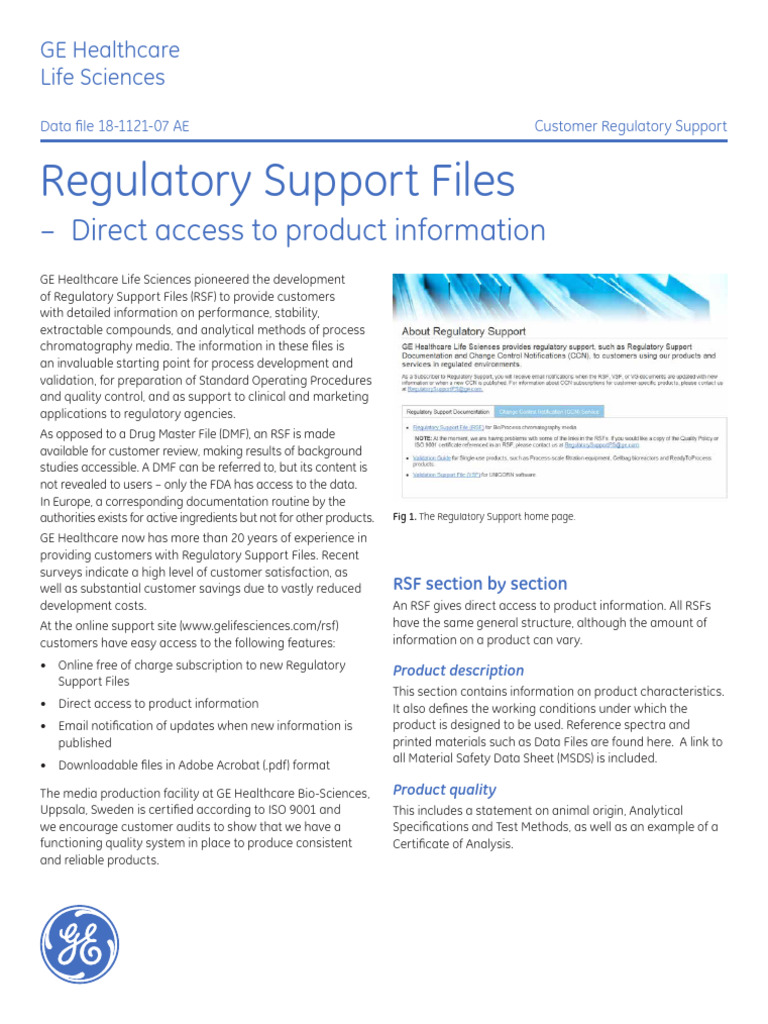 Regulatory Support Files Overview | PDF | Information | Toxicology