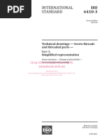 ISO 6410-1: Threaded Parts Representation | PDF | Standardization | Screw