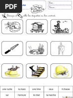Lecture de phrases simples pour CP | PDF