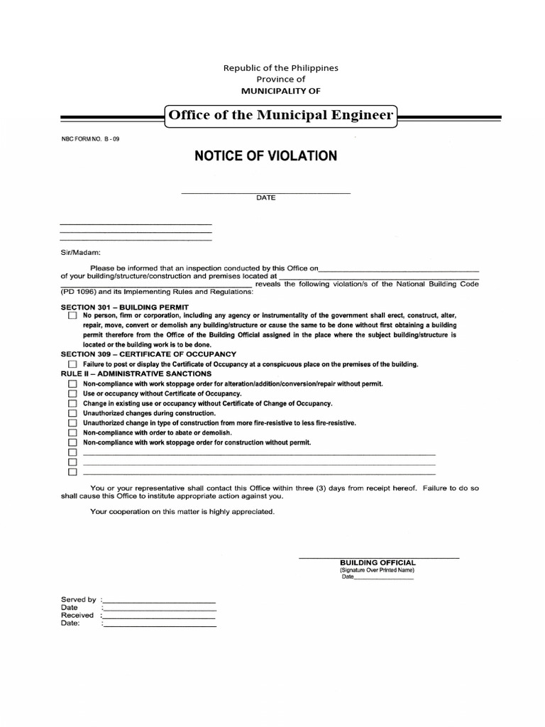 Notice of Violation EDITED | PDF